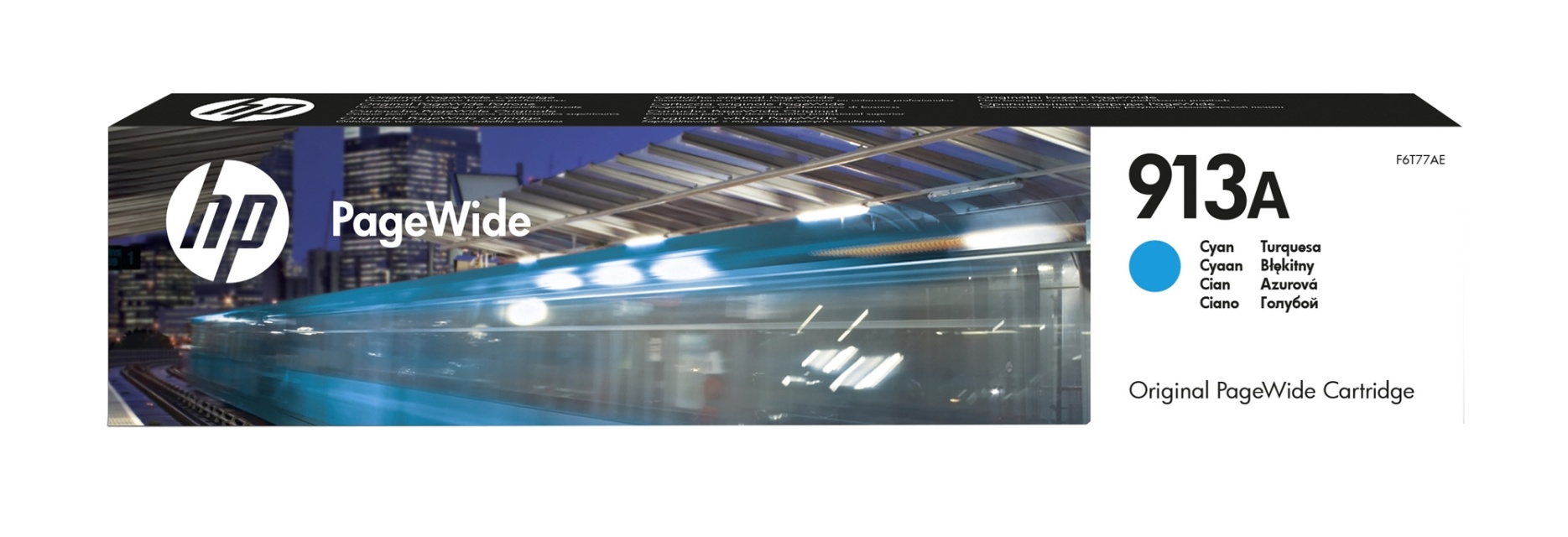 HP 913A bläckpatroner 1 styck Original Standardavkastning Cyan