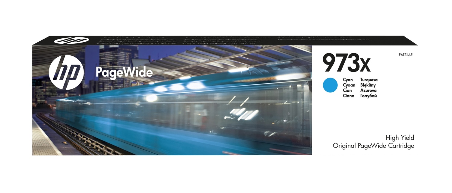 HP 973X bläckpatroner Original Hög (XL) avkastning Cyan