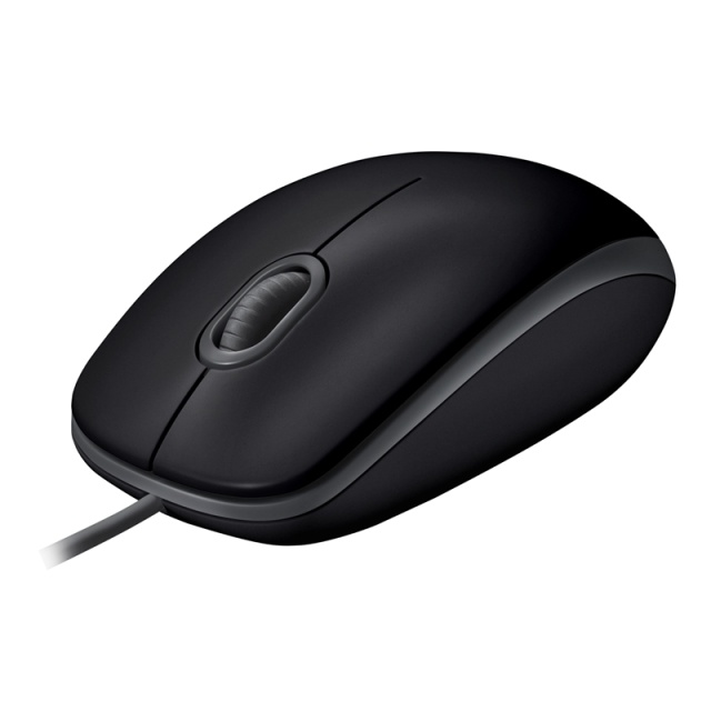 Logitech B110 datormöss Ambidextrous USB Type-A Optisk 1000 DPI