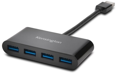 Kensington K39121WW gränssnittshubbar USB 3.2 Gen 1 (3.1 Gen 1) Type-A 5000 Mbit