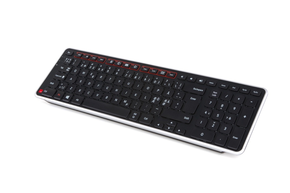 Contour Design Balance tangentbord RF Trådlös QWERTY Nordiska språk Svart