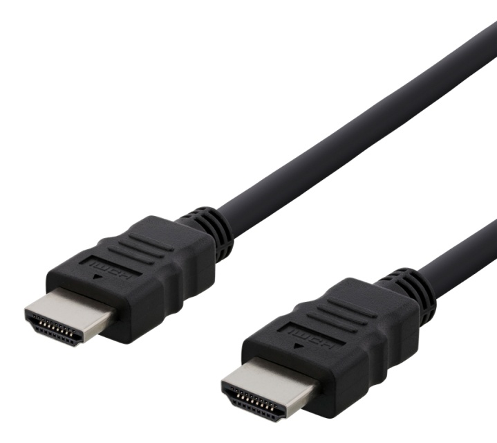 DELTACO HDMI-kaapeli, CCS, HDMI High Speed w/Ethernet, 2,0m, musta