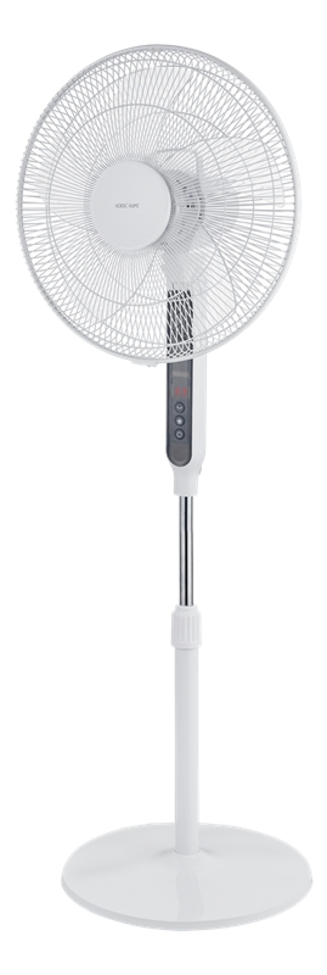 NORDIC HOME lattiatuuletin, kaukosäädin, 40cm, ajastin, valkoinen