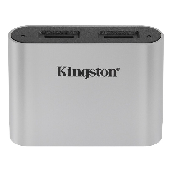 Kingston USB3.2 Gen1 Workflow Dual-Slot microSDHC/SDXC UHS-II Card Rea
