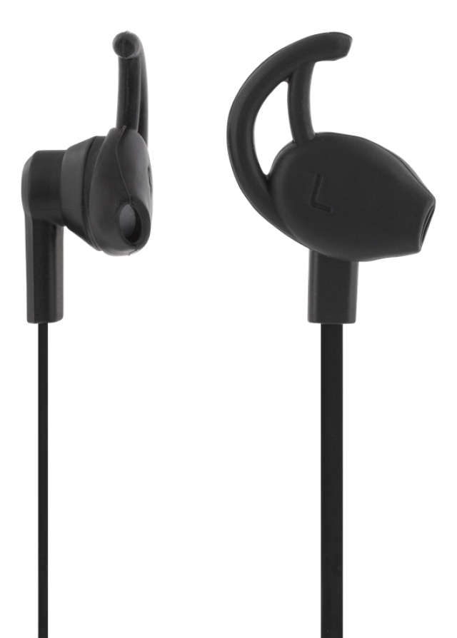 STREETZ kuulokemikrofoni, stay-in-ear, ohjauspainike, 3,5mm, musta