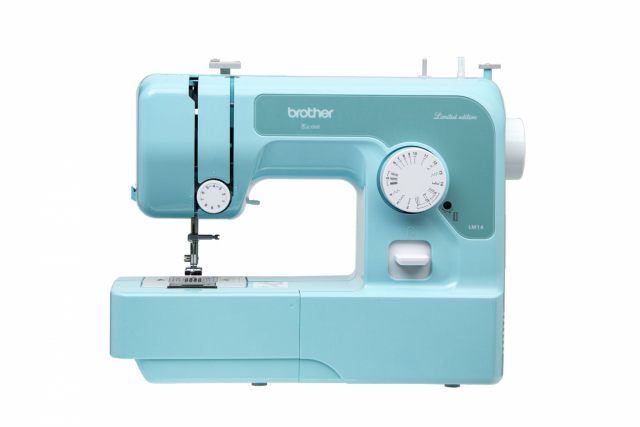Brother LM14 Limited Edition -ompelukone sis. 10 kelaa ja sormisuojaa, Mint
