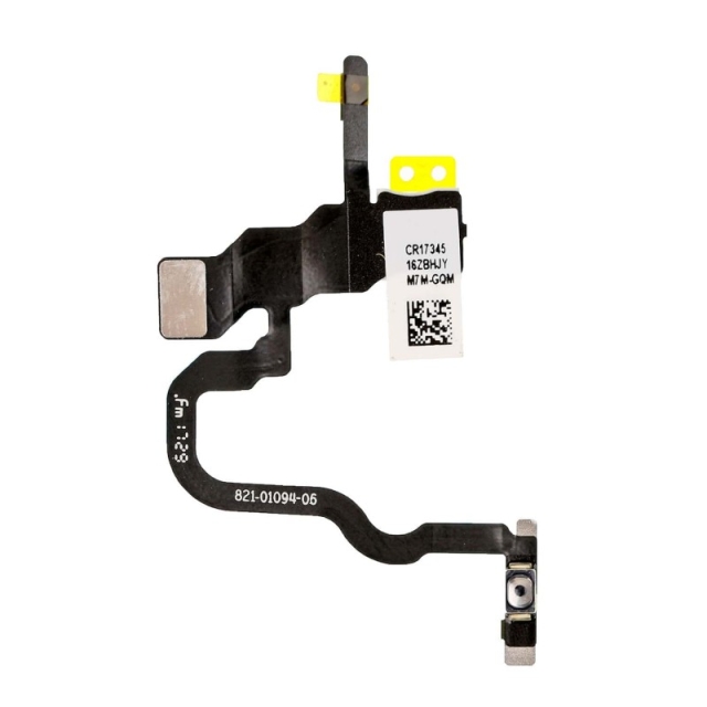 iPhone X:n virta-, mikrofoni- ja lightning-joustokaapeli