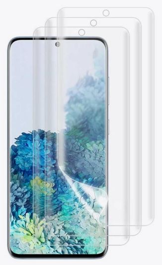 3 kappaleen 3D Galaxy S20 Ultra -näytön suojakalvo UV Nano Optic -superliimalla.