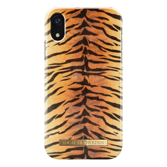 iDeal Fashion Case magneettinen kotelo iPhone 11 / Xr, Sunset Tiger, auringonlaskun tiikeri