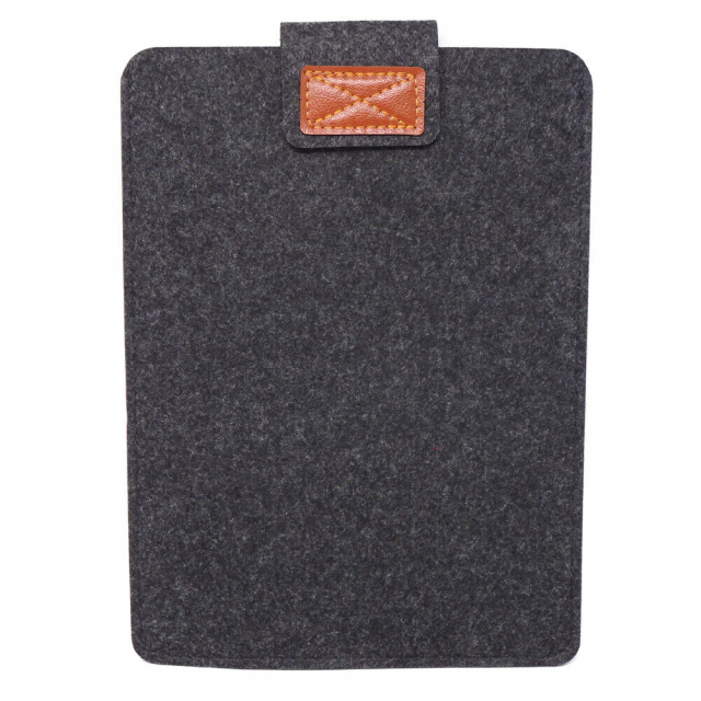 11" tuuman tietokonekotelo tyylikästä villaa, harmaa