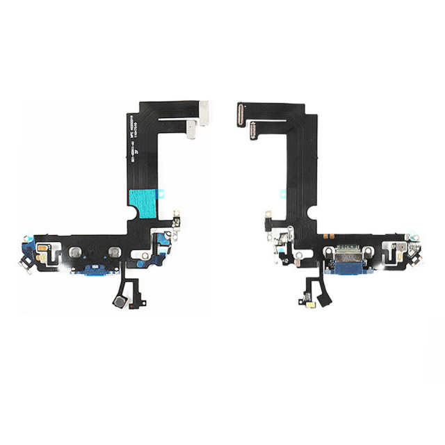 Laddkontakt med flex till iPhone 12 Mini, Blå