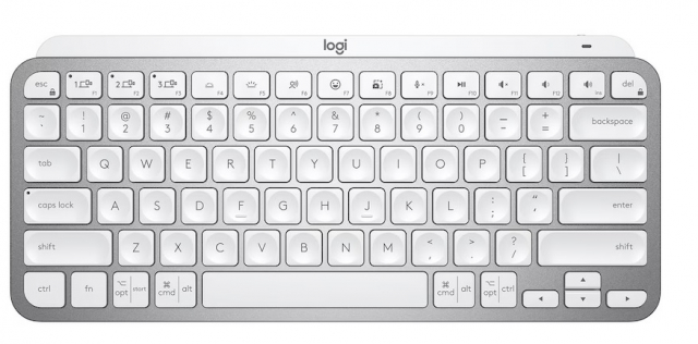 Logitech MX Keys Mini, vaaleanharmaa