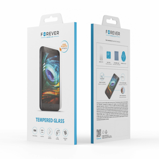 Forever Karkaistu lasi 2.5D iPhone 16 Plus -puhelimeen
