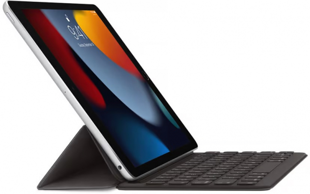 Apple Älykäs näppäimistö iPad 2019/iPad Air 2019 Ipad 7th/8th/9th gen/Ipad Pro 10.5 Suomi, musta