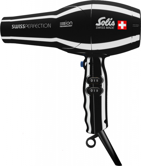 Solis Swiss Perfection 440 Musta hiustenkuivaaja