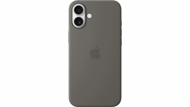 Apple iPhone 16 Plus Silicone Case with MagSafe - Stone Gray