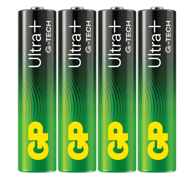 GP Battery Ultra Plus Alkaline AAA/LR03 4-pack