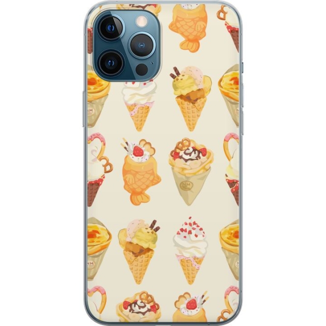 Kännykkäkuori Apple iPhone 12 Pro Max-laitteelle, jossa on Lasinen kuvio