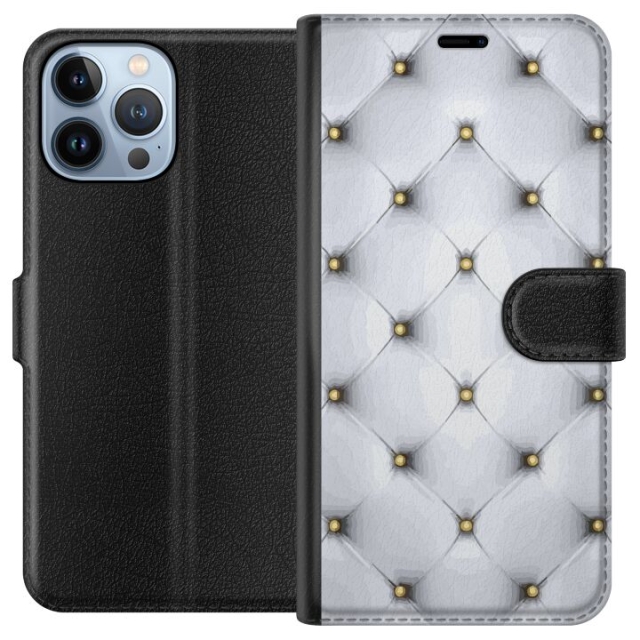 Lompakkokotelo Apple iPhone 13 Pro Max-laitteelle, jossa on Ylellistä kuvio