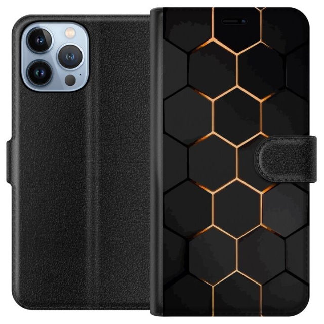 Lompakkokotelo Apple iPhone 13 Pro Max-laitteelle, jossa on Ylellinen Kuvio kuvio