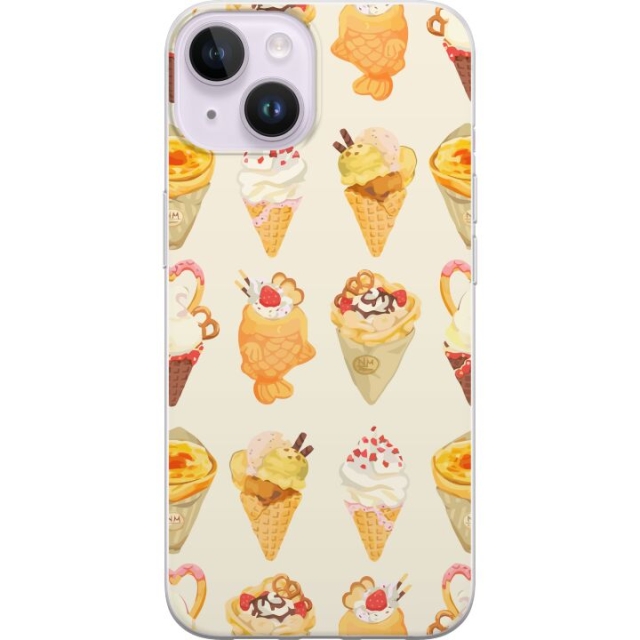 Kännykkäkuori Apple iPhone 15 Plus-laitteelle, jossa on Lasinen kuvio