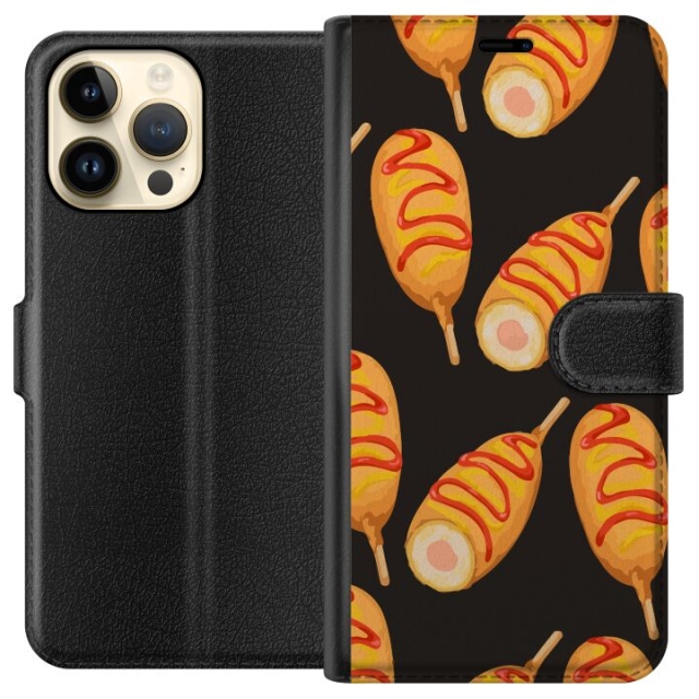 Lompakkokotelo Apple iPhone 15 Pro Max-laitteelle, jossa on Kanan reisi kuvio