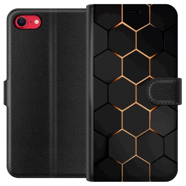 Lompakkokotelo Apple iPhone 7-laitteelle, jossa on Ylellinen Kuvio kuvio