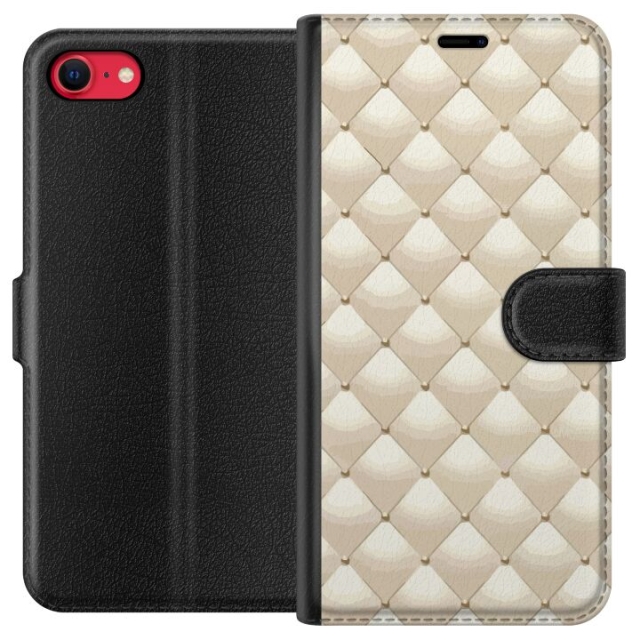 Lompakkokotelo Apple iPhone 7-laitteelle, jossa on Kultakiilto kuvio