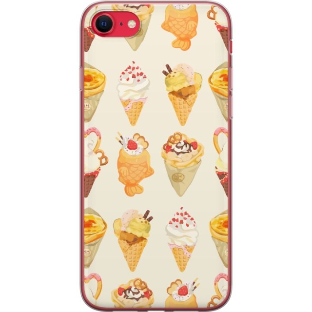 Kännykkäkuori Apple iPhone 7-laitteelle, jossa on Lasinen kuvio