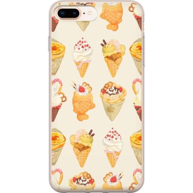 Kännykkäkuori Apple iPhone 7 Plus-laitteelle, jossa on Lasinen kuvio