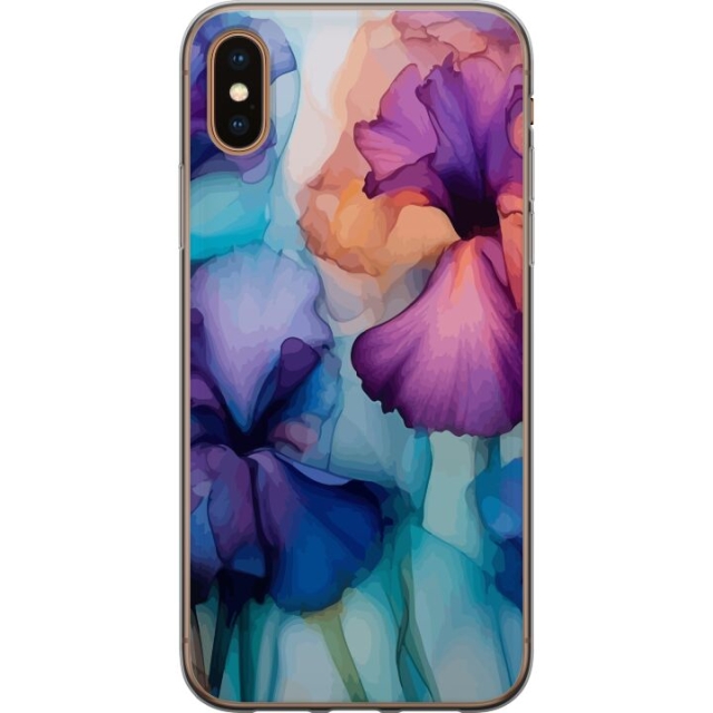 Kännykkäkuori Apple iPhone XS Max-laitteelle, jossa on Maagiset kukat kuvio