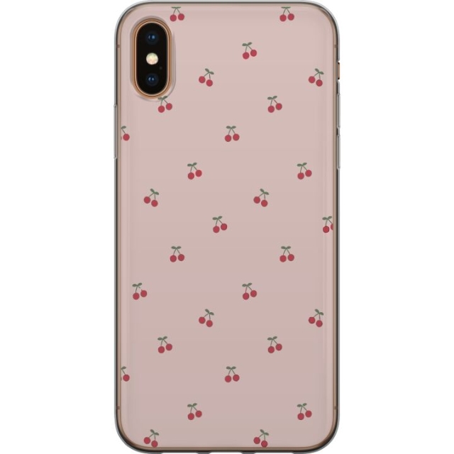 Kännykkäkuori Apple iPhone XS Max-laitteelle, jossa on Kirsikka kuvio