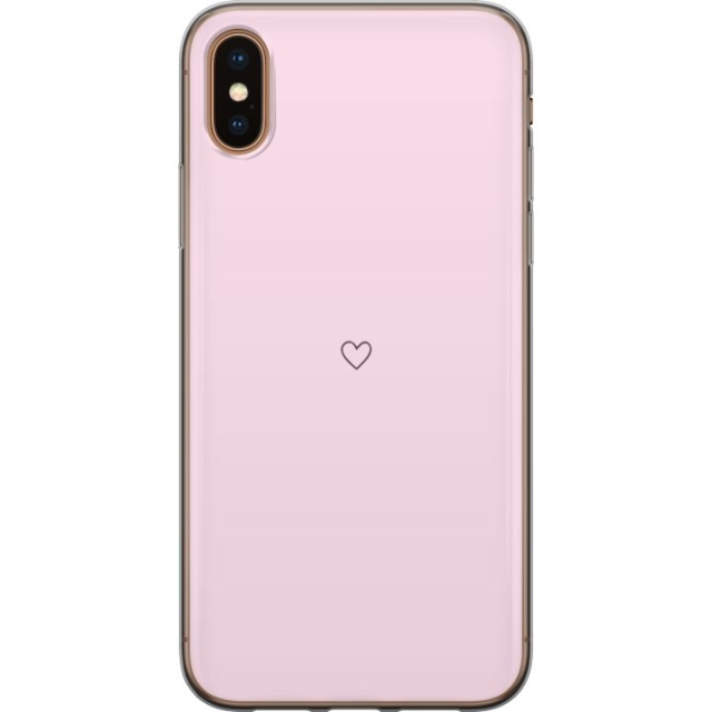 Kännykkäkuori Apple iPhone XS Max-laitteelle, jossa on Sydän kuvio