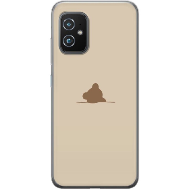 Kännykkäkuori Asus Zenfone 8-laitteelle, jossa on Nalle kuvio