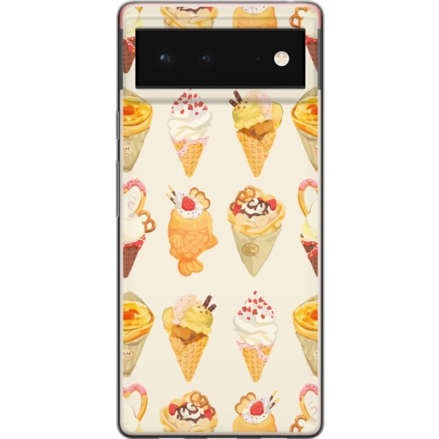 Kännykkäkuori Google Pixel 6-laitteelle, jossa on Lasinen kuvio