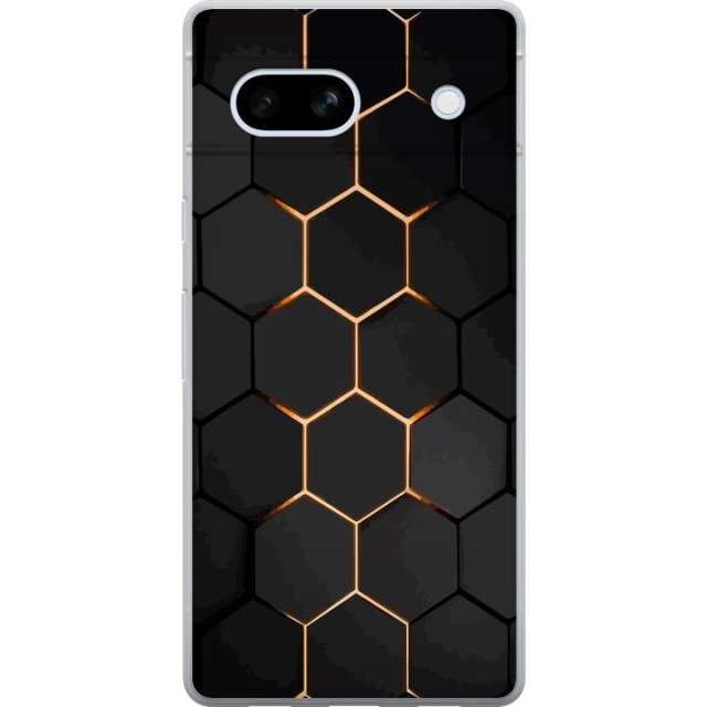 Kännykkäkuori Google Pixel 7a-laitteelle, jossa on Ylellinen Kuvio kuvio