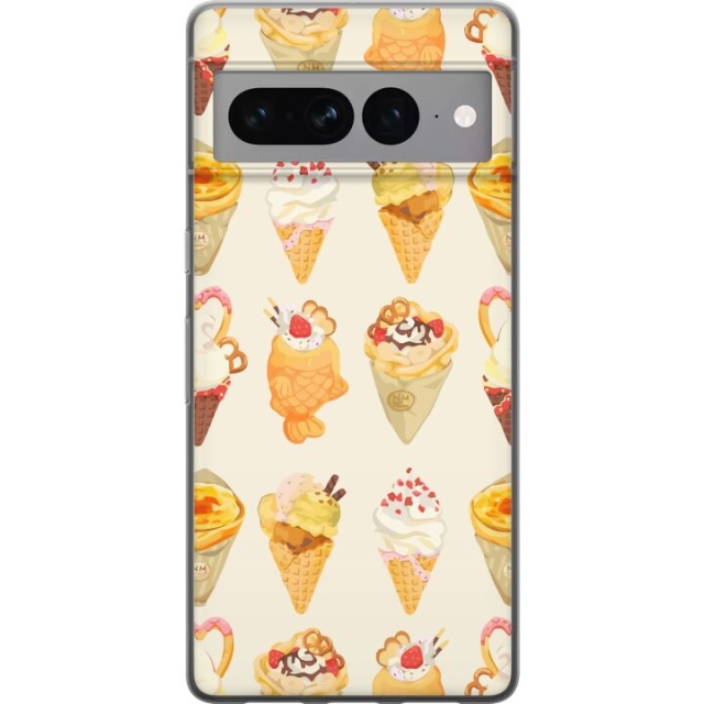 Kännykkäkuori Google Pixel 7 Pro-laitteelle, jossa on Lasinen kuvio