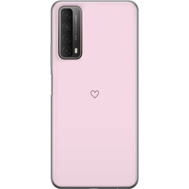 Kännykkäkuori Huawei P smart 2021-laitteelle, jossa on Sydän kuvio