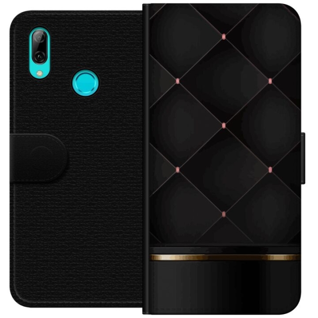 Lompakkokotelo Huawei P smart 2019-laitteelle, jossa on Ylellinen linja kuvio