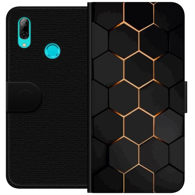 Lompakkokotelo Huawei P smart 2019-laitteelle, jossa on Ylellinen Kuvio kuvio
