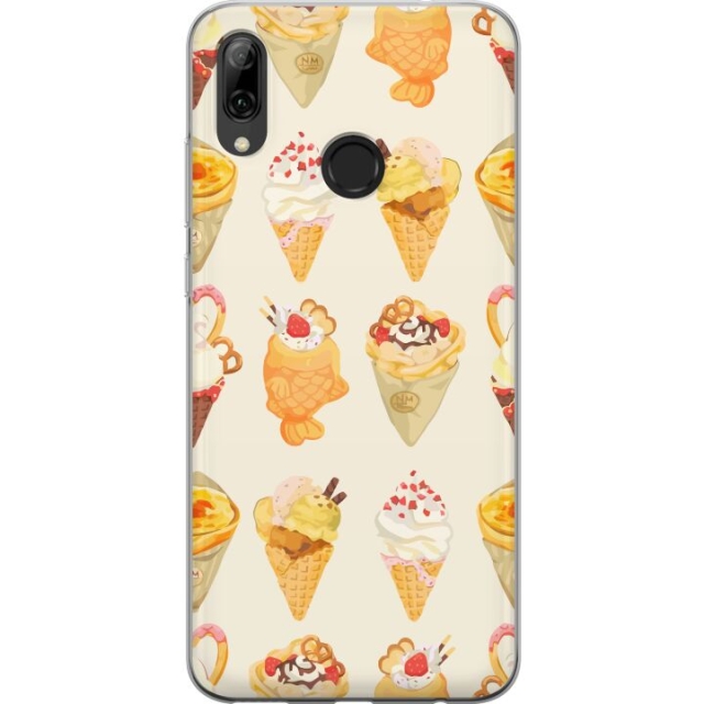 Kännykkäkuori Huawei P smart 2019-laitteelle, jossa on Lasinen kuvio