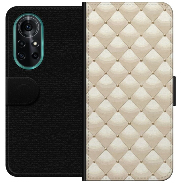 Lompakkokotelo Huawei nova 8 Pro-laitteelle, jossa on Kultakiilto kuvio