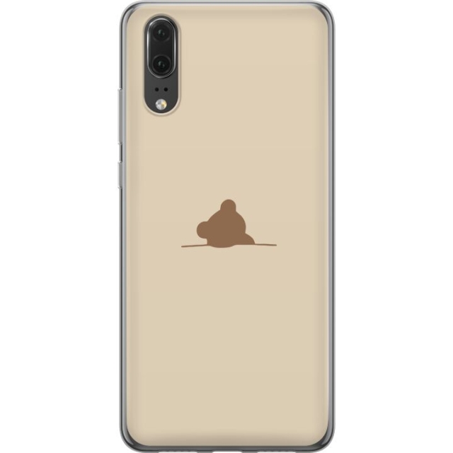 Kännykkäkuori Huawei P20-laitteelle, jossa on Nalle kuvio