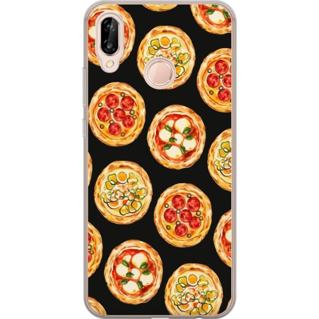 Kännykkäkuori Huawei P20 lite-laitteelle, jossa on Pizza kuvio