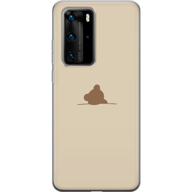 Kännykkäkuori Huawei P40 Pro-laitteelle, jossa on Nalle kuvio