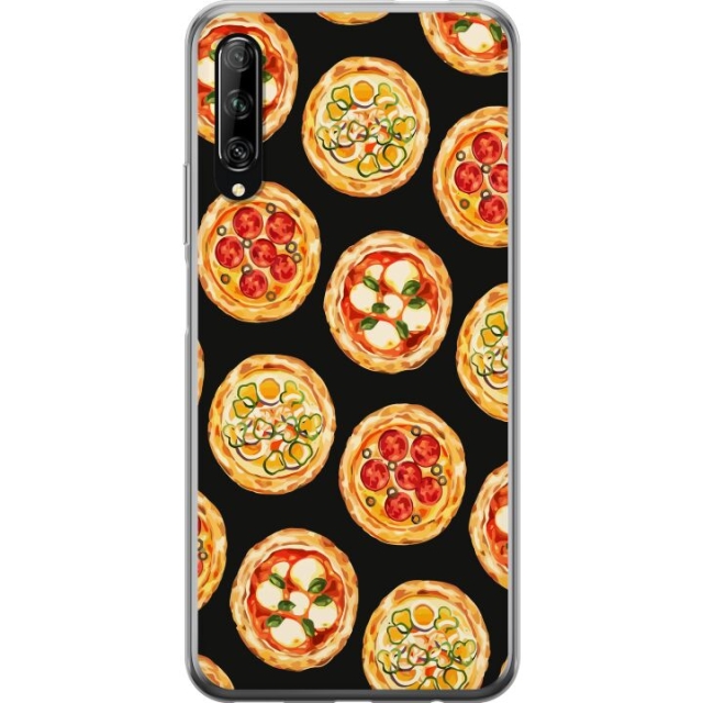 Kännykkäkuori Huawei P smart Pro 2019-laitteelle, jossa on Pizza kuvio