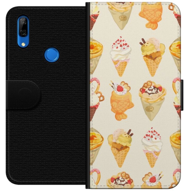 Lompakkokotelo Huawei P Smart Z-laitteelle, jossa on Lasinen kuvio