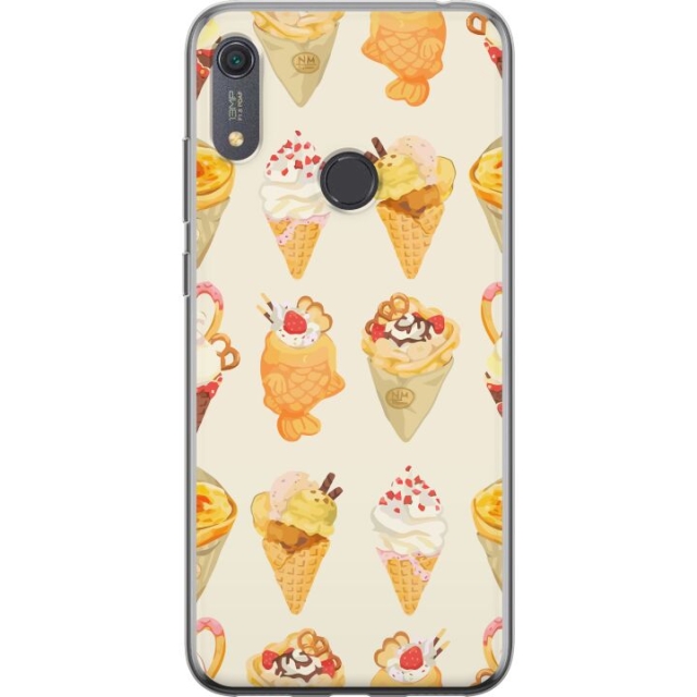 Kännykkäkuori Huawei Y6s (2019)-laitteelle, jossa on Lasinen kuvio