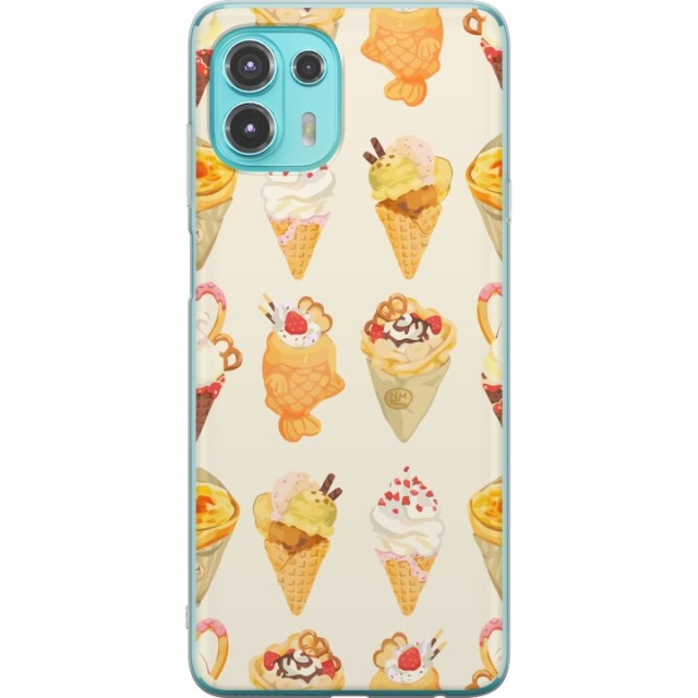 Kännykkäkuori Motorola Edge 20 Lite-laitteelle, jossa on Lasinen kuvio