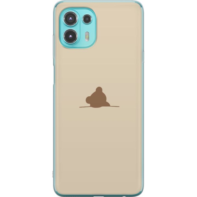 Kännykkäkuori Motorola Edge 20 Lite-laitteelle, jossa on Nalle kuvio